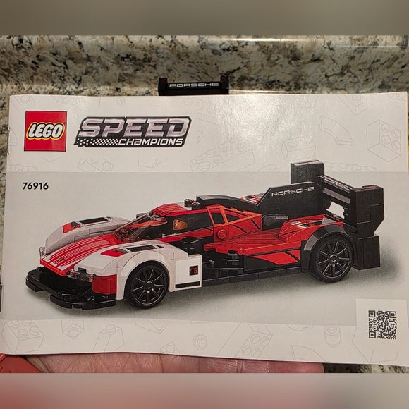 LEGO SPEED CHAMPIONS: Porsche 963 (76916) Complete Set w/ Manual - Picture 5 of 5